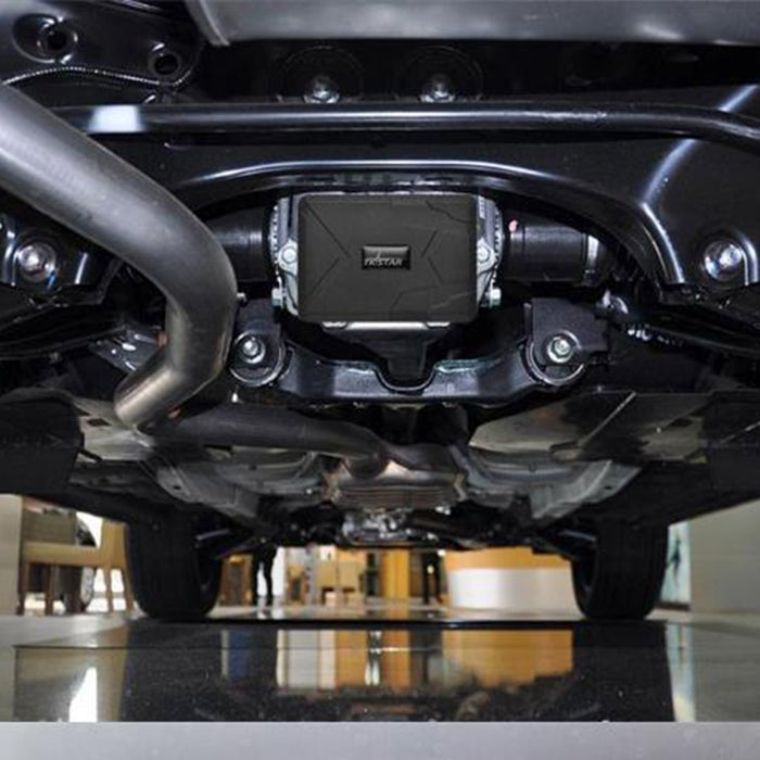 Vehicle-mounted GPS tracker module attached under car chassis