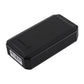 Black GPS vehicle tracker, angled view with textured grip side panel