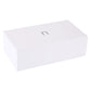 White product box packaging with minimal branding