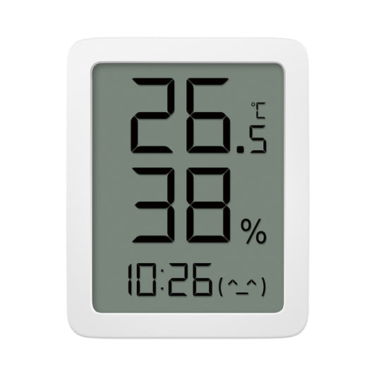 Wall-mounted LCD digital hygrometer displaying 26.5°C and 38% humidity
