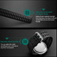 SKMEI 1251 men’s watch with black PU band, steel buckle detail, side view