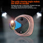 Copper outdoor smart doorbell camera with visible lens and motion indicator effects