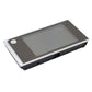 Digital door viewer security camera monitor unit with gray screen and white housing
