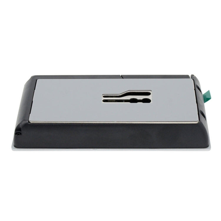 Digital door viewer security camera back panel with screw slots and internal vents