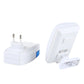Wireless electro guard watch power adapter with two-prong EU plug and wall bracket