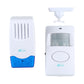 Wireless electro guard watch wall-mounted units, white with blue window and control dial