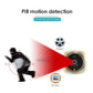 Gold video doorbell with PIR motion detection illustration