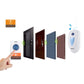 Wireless doorbell chime and ring bell button with sound indicators