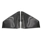 Black wave breaker wing tail set with four mounting holes