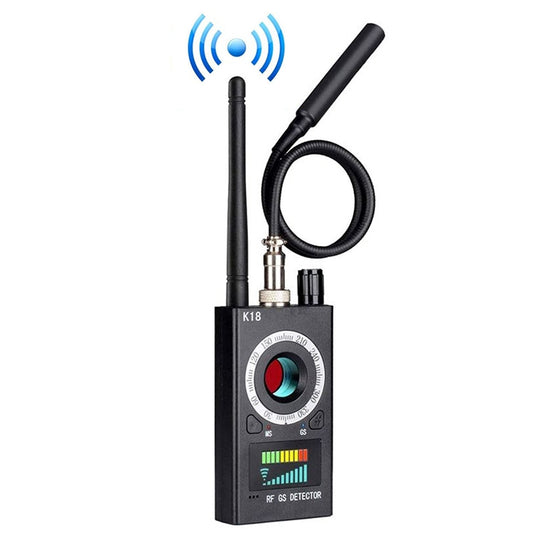 K18 wireless GPS and RF signal detector with two antennas and control panel