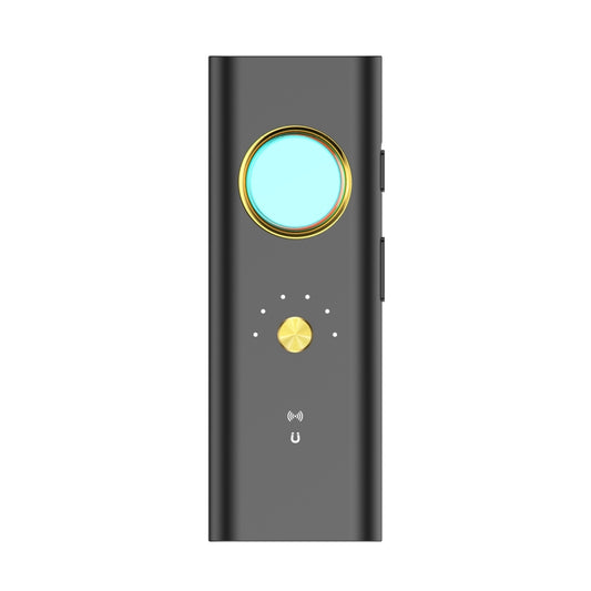 Black handheld R35 anti-sneak detector with glowing ring and indicator lights on front