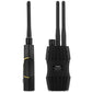 T-8000 RF signal detector with textured grip and dual antennas, rear speaker grille