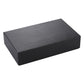 Black rectangular storage box for infrared lens search detector