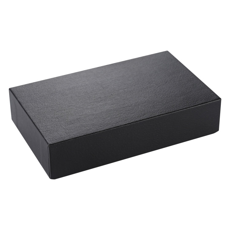Black rectangular storage box for infrared lens search detector