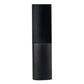 Black infrared remote control, back view with smooth surface and center seam