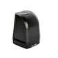 Black film scanner angled view with top control button