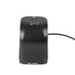 Black film scanner with USB cable connected