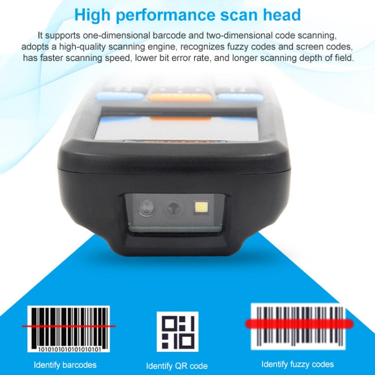 2D barcode scanner scan head module with indicator window
