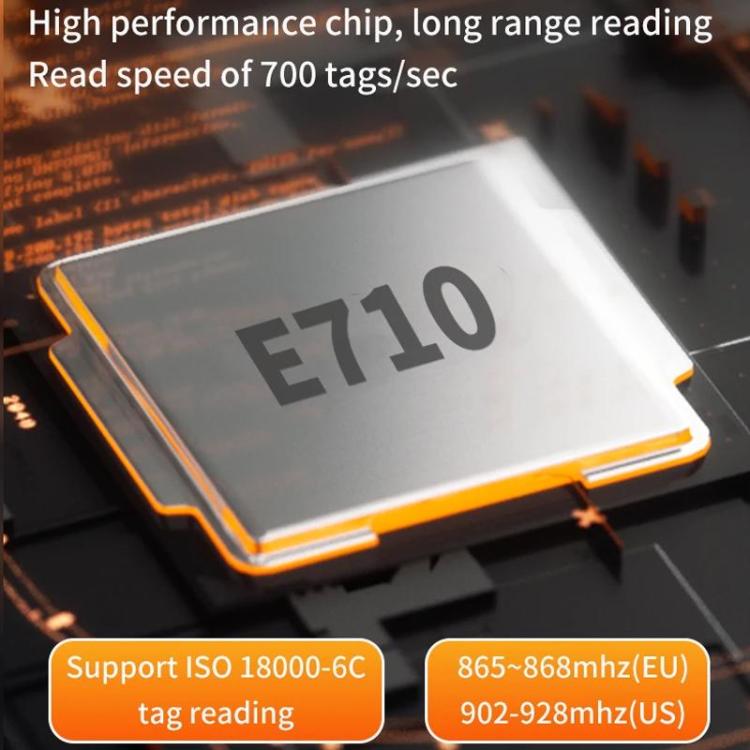 UHF RFID reader controller with illuminated display on a small module