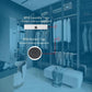 RFID laundry tag graphic with RFID button tag and laundry management tag examples