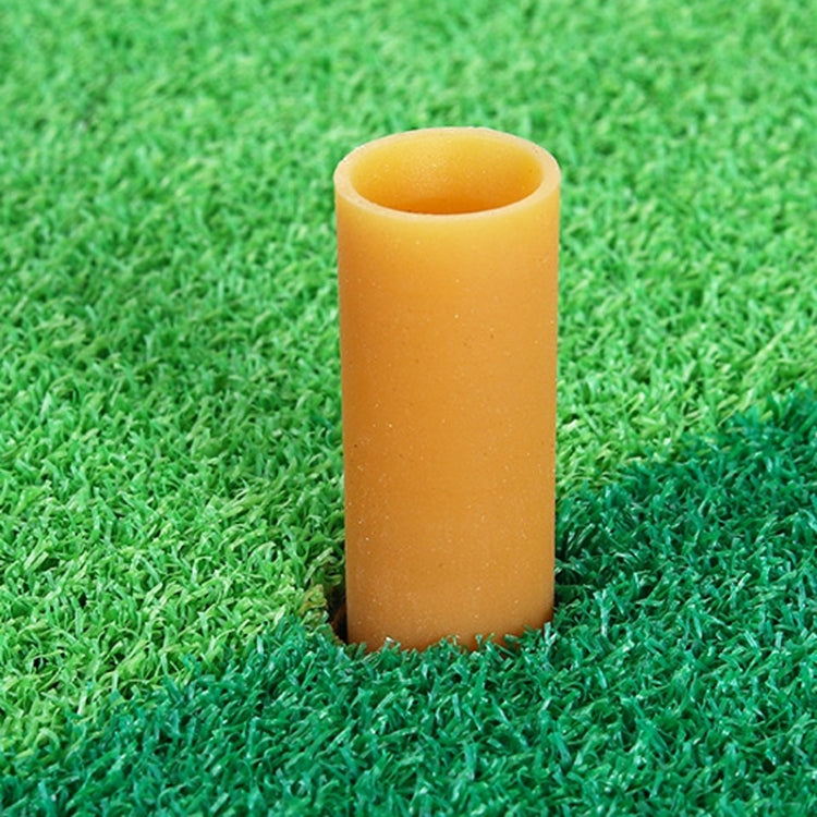 Amber foam tee holder cylinder with hollow center
