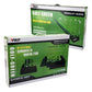 Golf putting trainer retail boxes with green product artwork