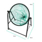 Golf practice net stand size: 68cm high, 52cm wide, 38cm deep