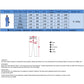 Size chart for women's striped off-shoulder jumpsuit: L to XXXXL measurements